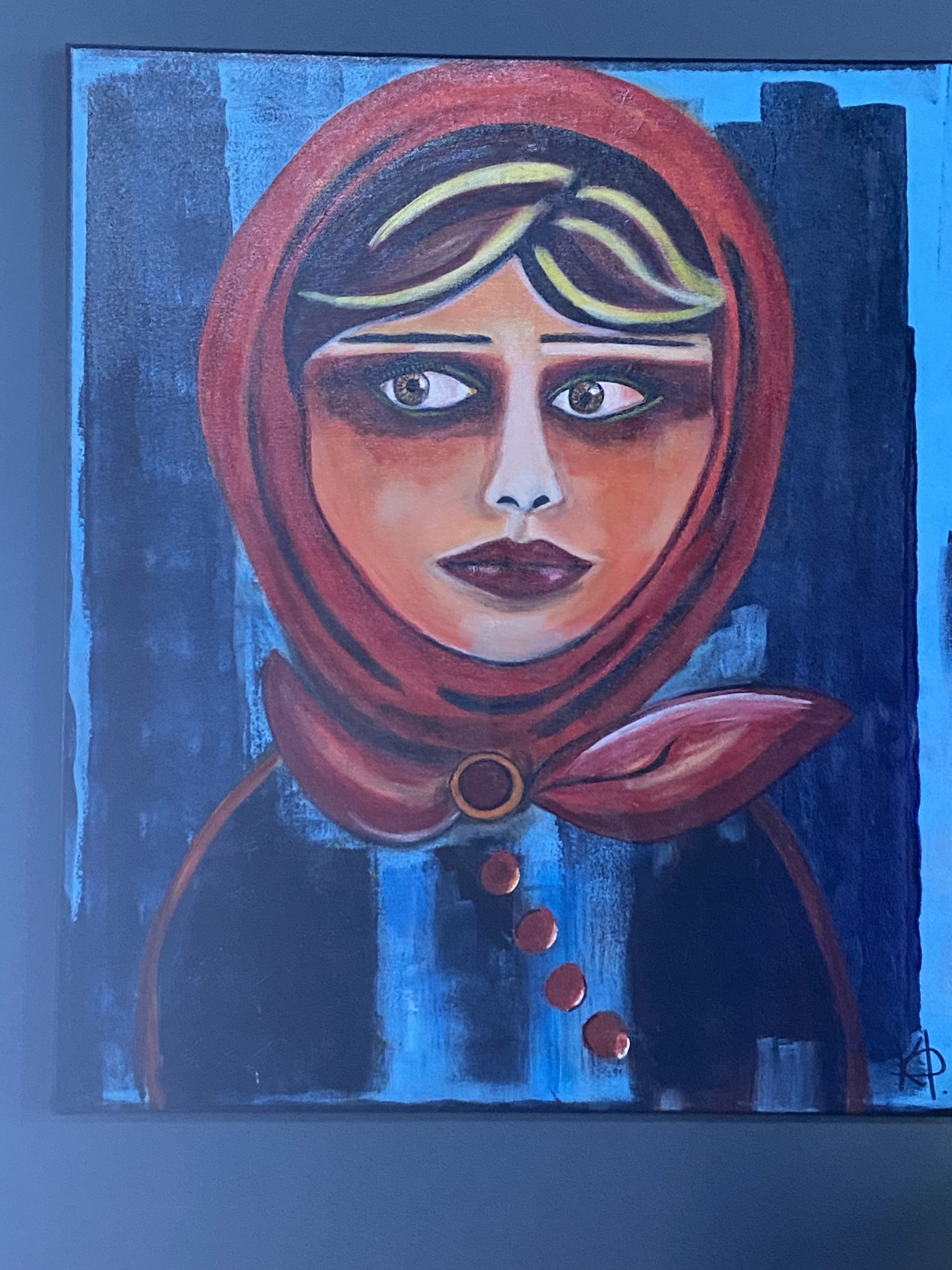 RÓSA/ Akríl á striga